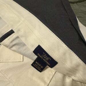 Brooks Brothers Men's Cream Dress Pants
